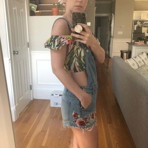 ASOS floral crop top